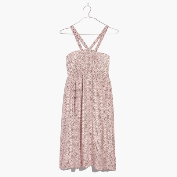 Madewell Dresses & Skirts - Madewell | Print Silk Halter Dress Size 8